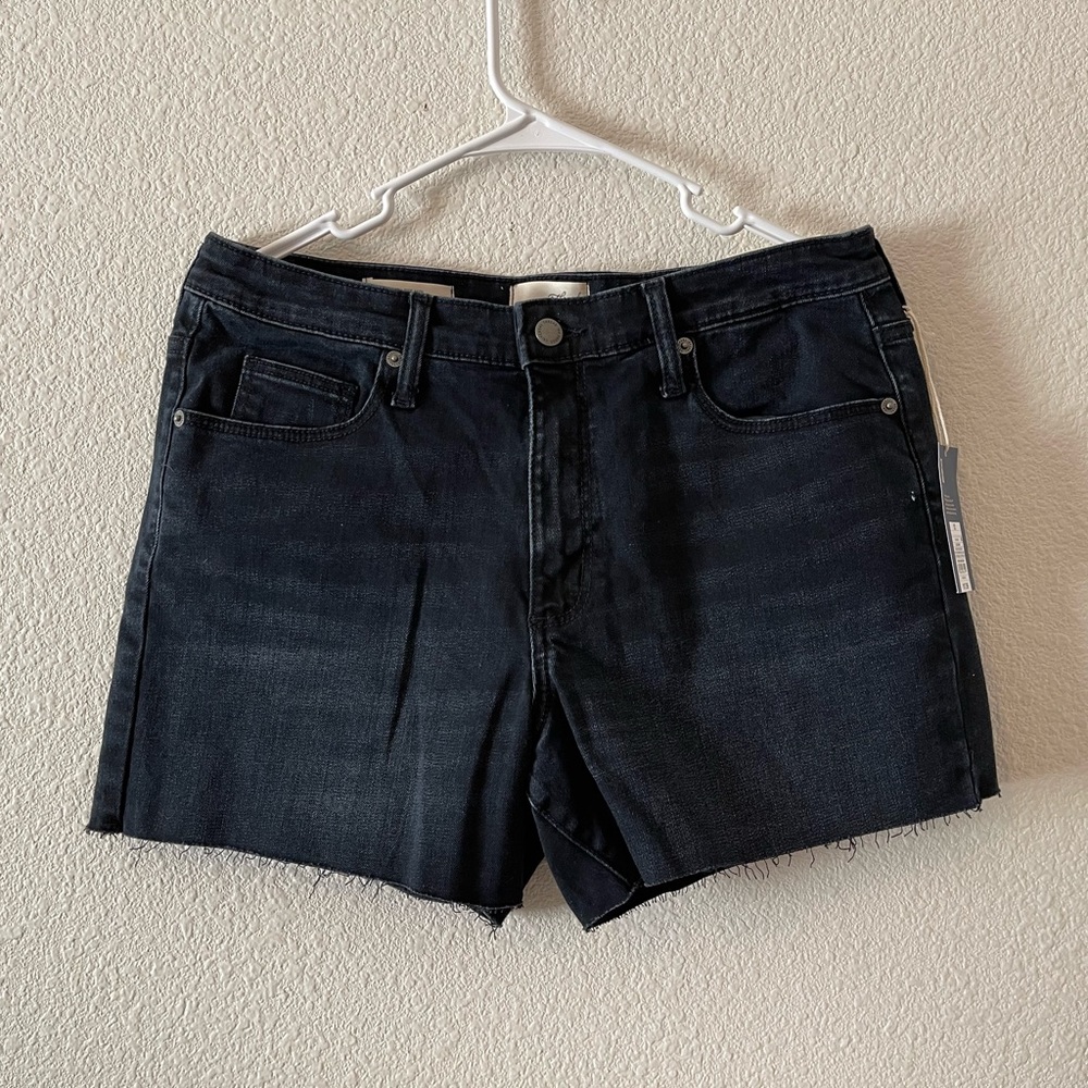 High Rise Midi Shorts